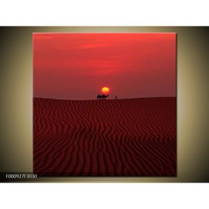 Obraz červené pouště (F000927F3030)