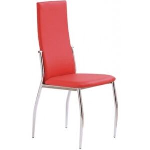 Jídelní židle K3 (červená) - II. jakost - BAZAR