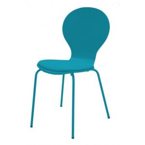 Flower - Jídelní židle, sedák (petrolejová) - II. jakost - BAZAR