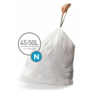 Simplehuman, Sáčky do odpadkového koše 45-50 L, typ N zatahovací, 3 x 20 ks ( 60 sáčků)