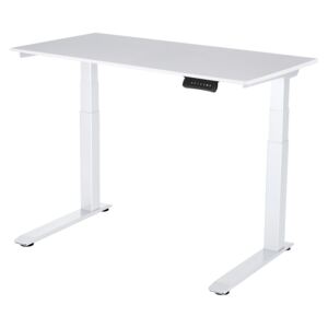 Výškově nastavitelný stůl Liftor 3segmentový premium C deska 1180 x 600 x 18 mm bílá