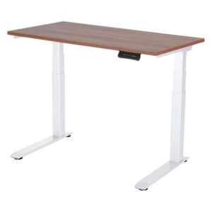 Výškově nastavitelný stůl Liftor 3segmentový premium C deska 1180 x 600 x 25mm tmavě hnědá