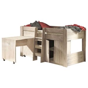 Víceúčelová dětská postel 90x200 cm do dětského pokoje dub san remo TK3001