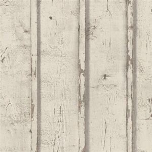 Vliesové tapety na zeď IMPOL 95370-2 Wood and Stone 2, dřevěné desky s vintage patinou, rozměr 10,05 m x 0,53 m, A.S.Création