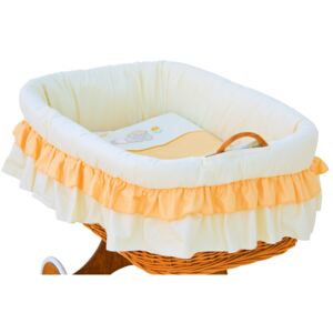 Proutěný košík na miminko Scarlett Martin - oranžová