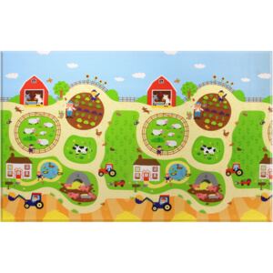 Dwinguler dětský koberec Baby care - farma - 210 x 140 cm, barevný