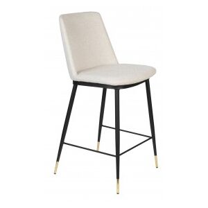 White Label Living Barová židle LIONEL ZUIVER 95 cm, béžová látková