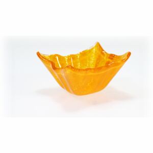 BDK-GLASS Skleněné mističky WINKY - oranžové Rozměr: 8x8cm