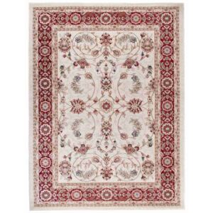 Kusový koberec klasický Fariba bíločervený, Velikosti 60x100cm
