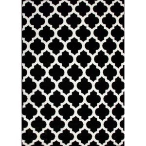 Kusový koberec Delta černý, Velikosti 120x170cm