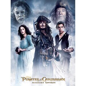 Obraz na plátně Pirates Of The Caribbean|Piráti z Karibiku: Salazar´s Revenge (60 x 80 cm)