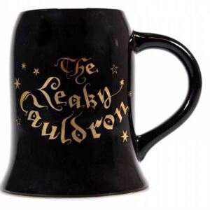 Keramický hrnek Harry Potter: The Leaky Cauldron (objem 500 ml) černý