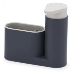 JOSEPH JOSEPH SinkBase™ stojánek na mycí prostředky s dávkovačem mýdla, šedý