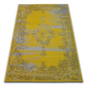 Kusový koberec PP Vintage žlutý, Velikosti 80x150cm