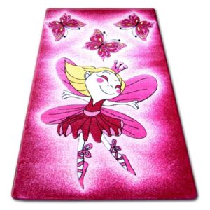 Dětský kusový koberec Víla růžový, Velikosti 280x370cm