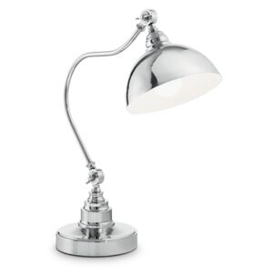 Stolní lampa Ideal lux 131757 AMSTERDAM TL1 CROMO 1xE27 60W chrom