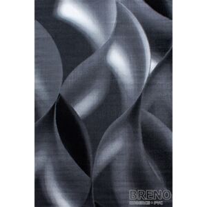 Moderní kusový koberec Plus 8008 Black | černý Typ: 120x170 cm
