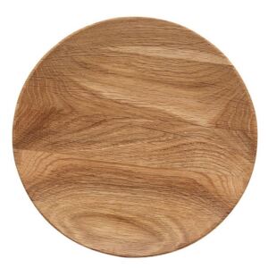 Dřevěný dekorativní talíř 20cm Joyn oak