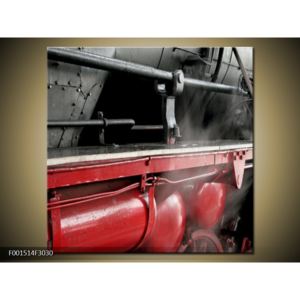 Obraz rozjeté lokomotivy (F001514F3030)