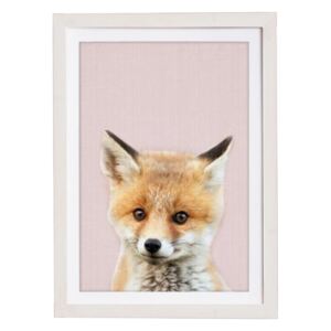 Nástěnný obraz v rámu Querido Bestiario Baby Fox, 30 x 40 cm