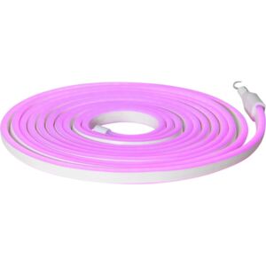 Fialový venkovní světelný řetěz Best Season Rope Light Flatneon, délka 500 cm