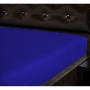 Jersey nepromokavé napínací prostěradlo Tmavě Modré Rozměr: 60 x 120 cm