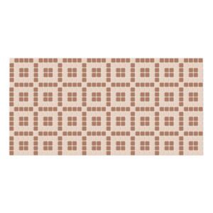 PVC obkladové 3D panely Mozaika hnědá Grace, 955 x 480 mm, 2.E0240
