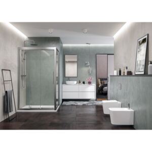 Aquatek DYNAMIC R34 Sprchová zástěna obdélníková 120x90cm, chrom satin