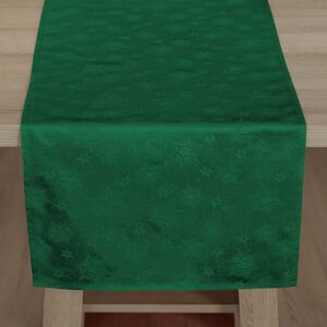 Ubrus Veba GARBO Velké vánoční hvězdy zelená Velikost: 40x140 cm