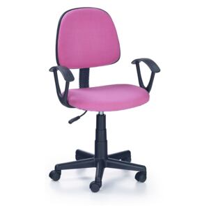 Dětská otočná židle Halmar DARIAN BIS růžová