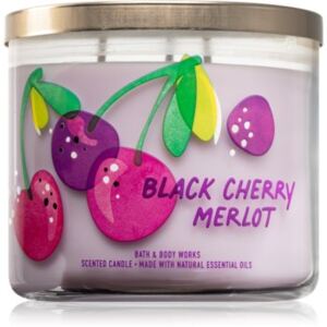 Bath & Body Works Black Cherry Merlot vonná svíčka II. 411 g