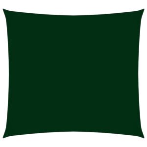 Stínící plachta oxfordská látka čtvercová 5 x 5 m tmavě zelená
