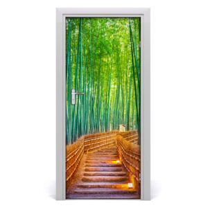 Fototapeta samolepící na dveře bambusový les