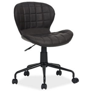 Kancelářská židle TRAVIS, 77-88x48x37x43-54, černá