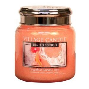 Village Candle Vonná svíčka ve skle Osvěžující tonic (Grapefruit Turmeric Tonic) 390 g
