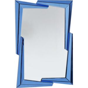 KARE DESIGN Zrcadlo Boomerang 122×82 cm - modré