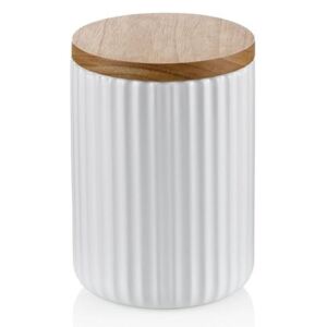 Dóza na potraviny MAILA keramika / dřevo 0,75 l