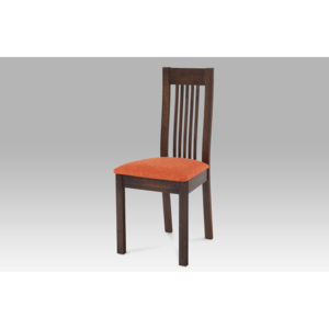 Jídelní židle dřevěná dekor ořech S PODSEDÁKEM NA VÝBĚR BE2601 WAL