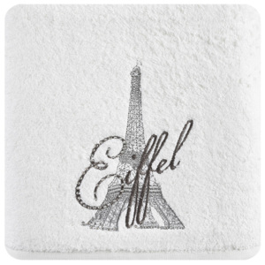 Ručník 140x70 cm Eiffel 01 (bílá)