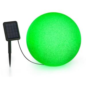 Blumfeldt Shinestone Solar 40, kulová lampa, solární panel, Ø 40 cm, RGB-LED, IP68, akumulátor