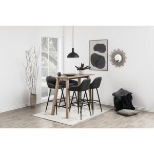Moderní barová židle Alard holubičí šedá