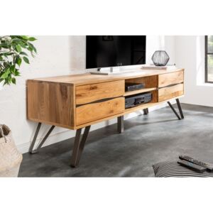Designový TV stolek Fringe, 160 cm, divoký dub