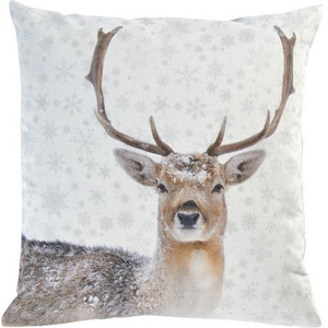 Sander Dekorační polštářek Snow deer, 45 x 45 cm