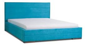 Čalouněná postel MONIKA modrá rozměr 160x200 cm