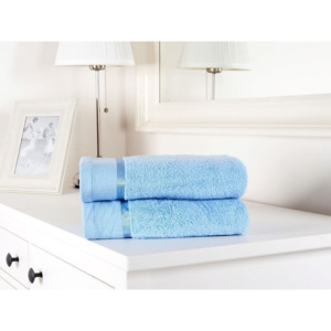 2x ručníky froté modré 50x100 Fluffy (500g/m2)