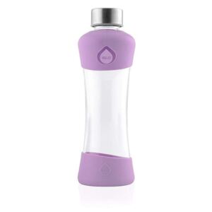 Fialová skleněná láhev z borosilikátového skla Equa Active Plum, 550 ml