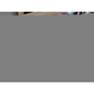 Goldea bavlněný běhoun na stůl kanafas - vzor kostka velká fialová 35x120 cm