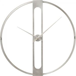 KARE DESIGN Nástěnné hodiny Clip Silver O60 cm