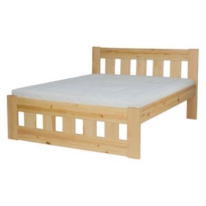 Drewmax Dřevěná postel LK119, masiv, 100x200cm dub