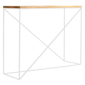 Konzolový stolek z dubového dřeva Custom Form Memo, výška 75 cm